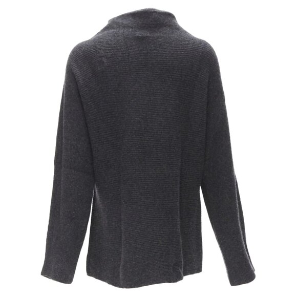 Vince Merino Wool Cashmere Funnel Mock Neck Sweater Grey – M - Picture 10 of 15